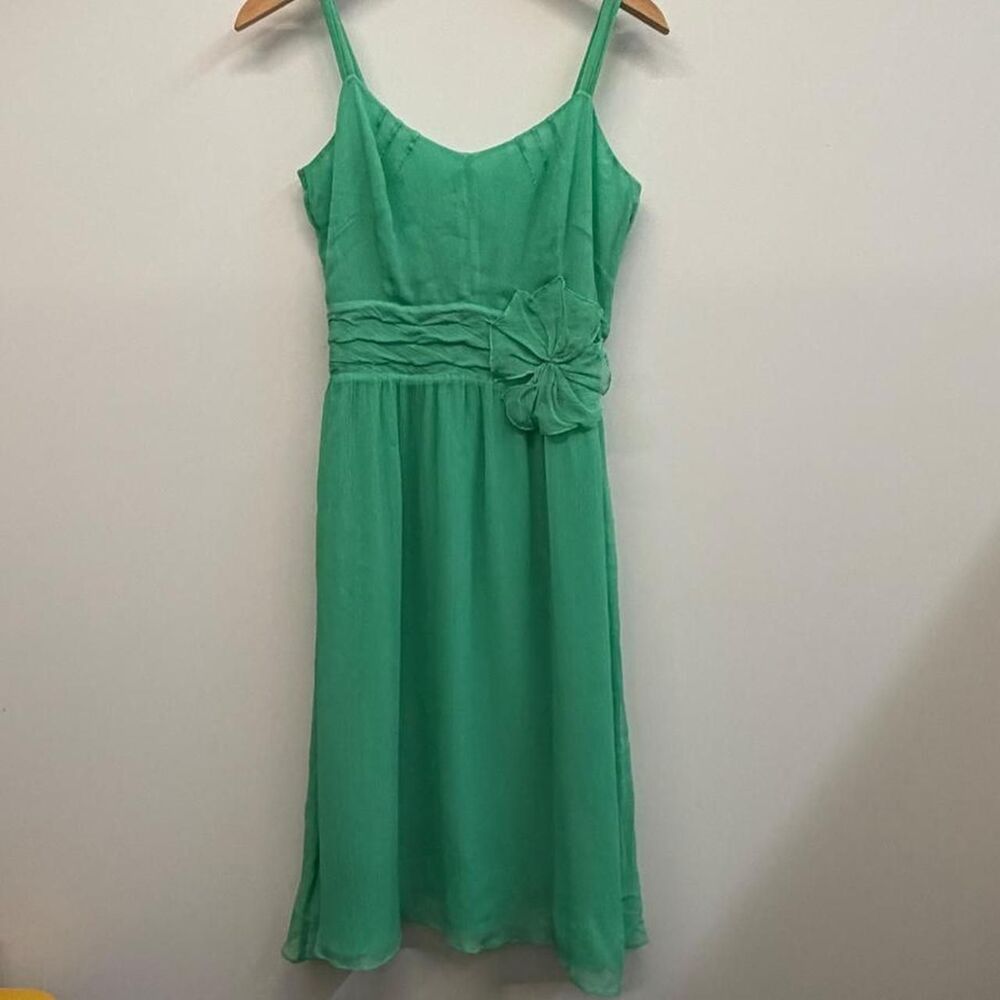 Teal Green Silk Homecoming Dress by Odille Size Small